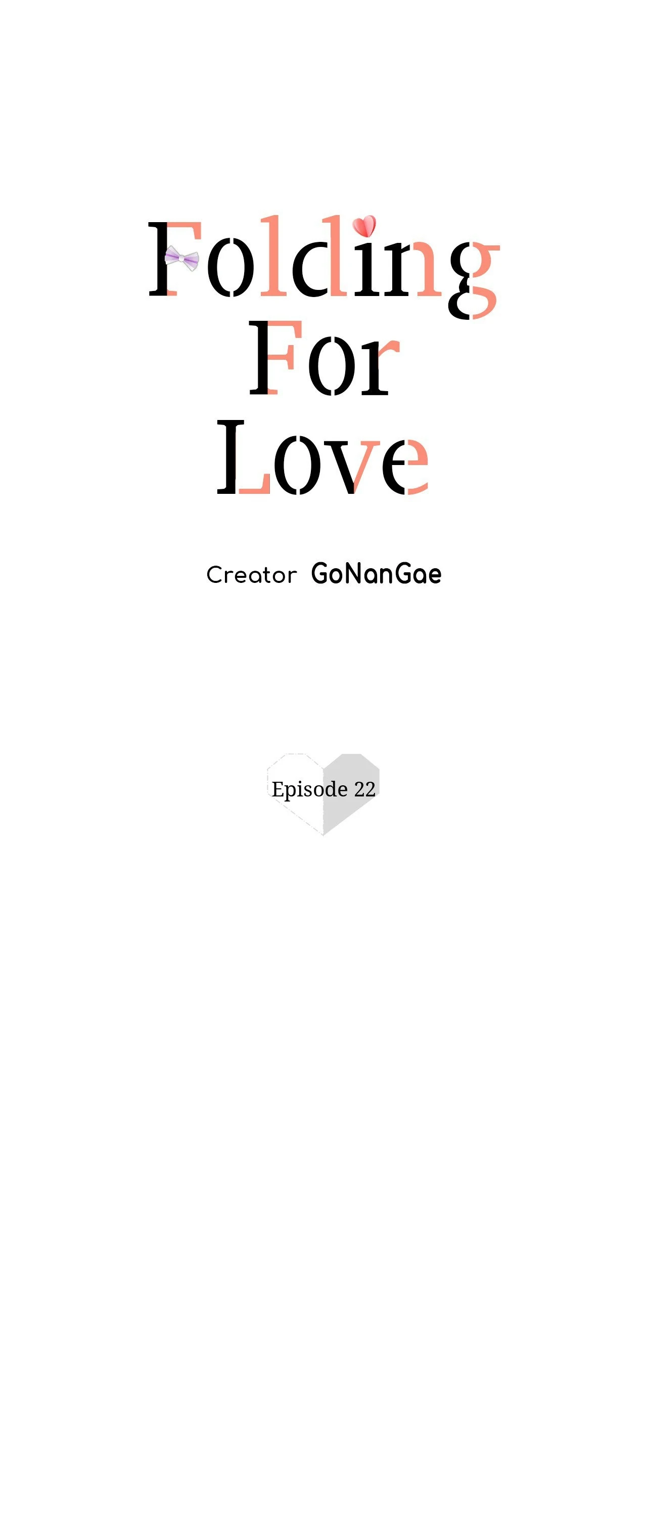 Folding For Love Chapter 22 - page 1