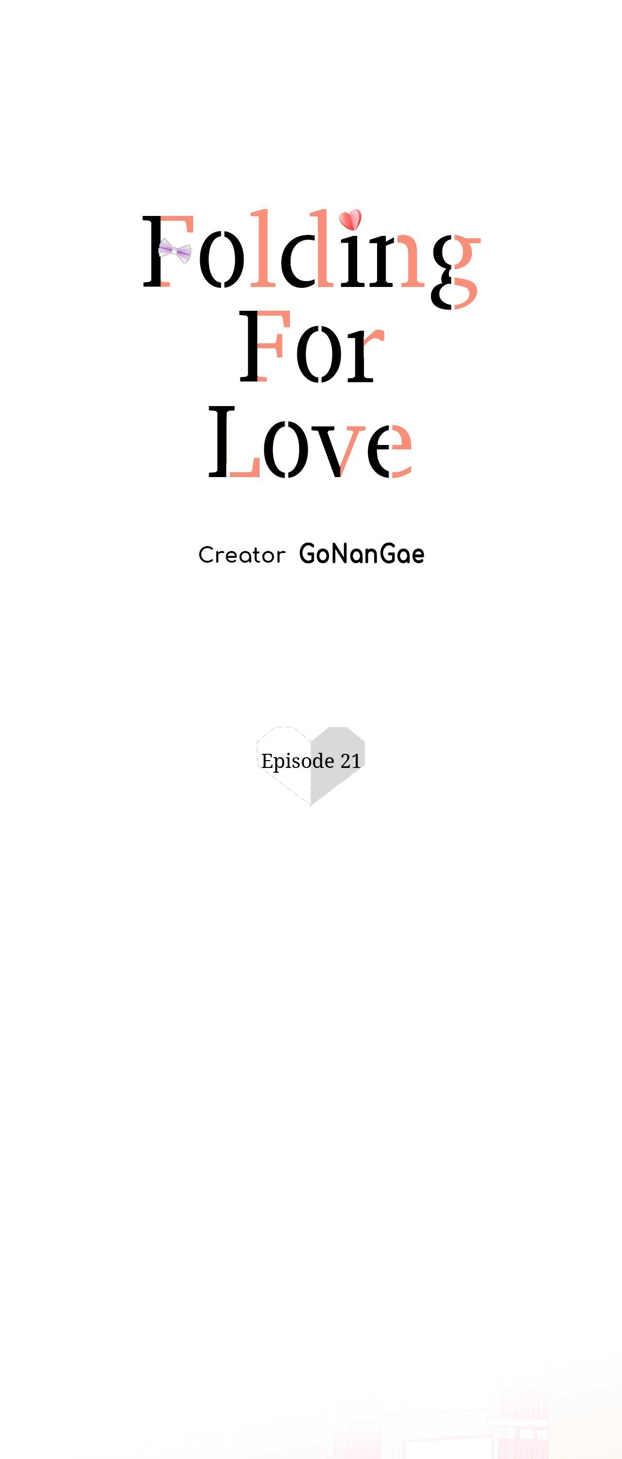 Folding For Love Chapter 21 - page 1
