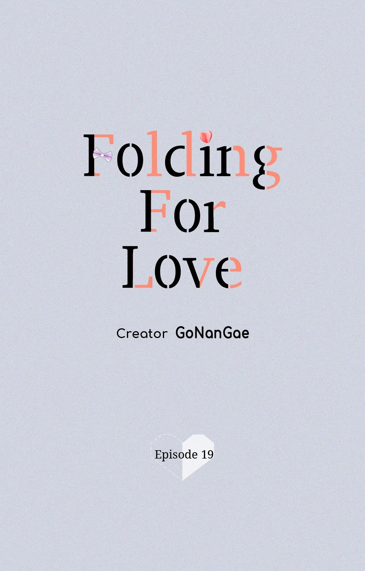 Folding For Love Chapter 19 - page 1
