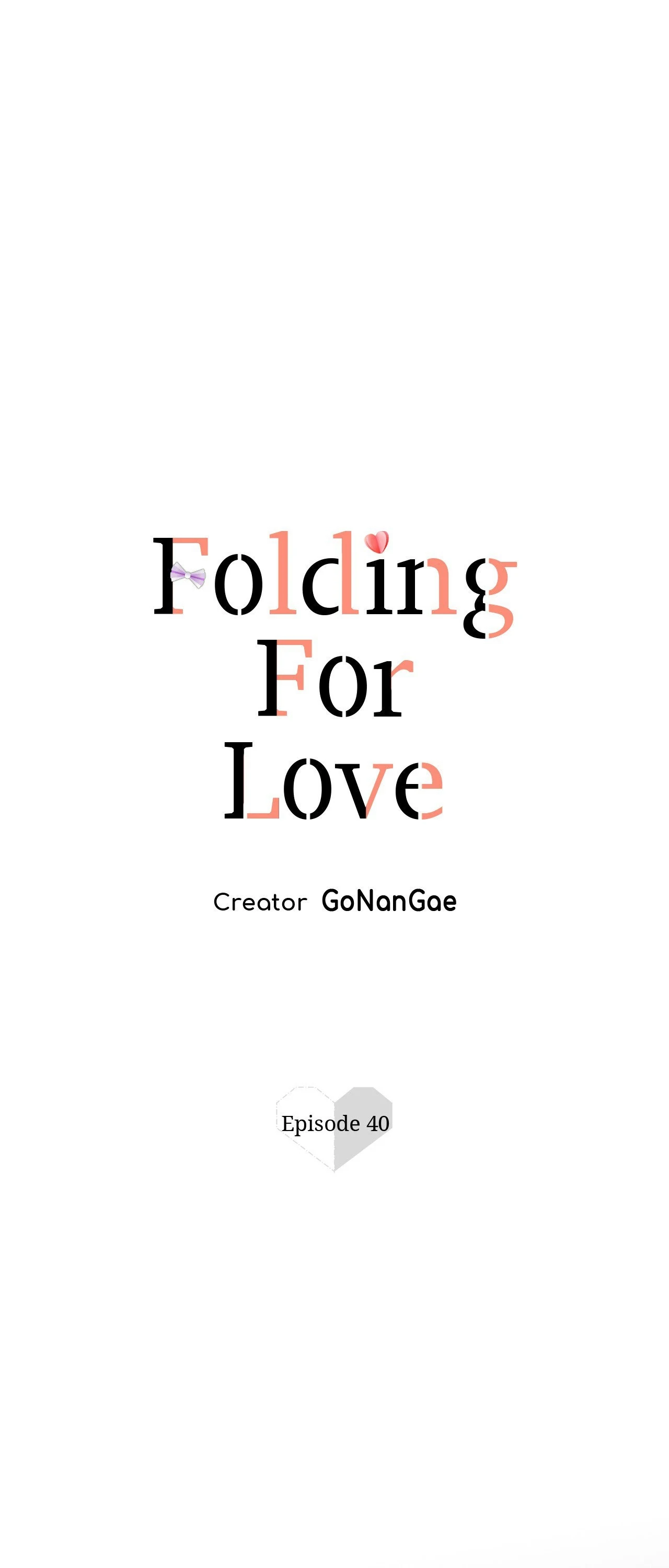 Folding For Love Chapter 40 - page 1