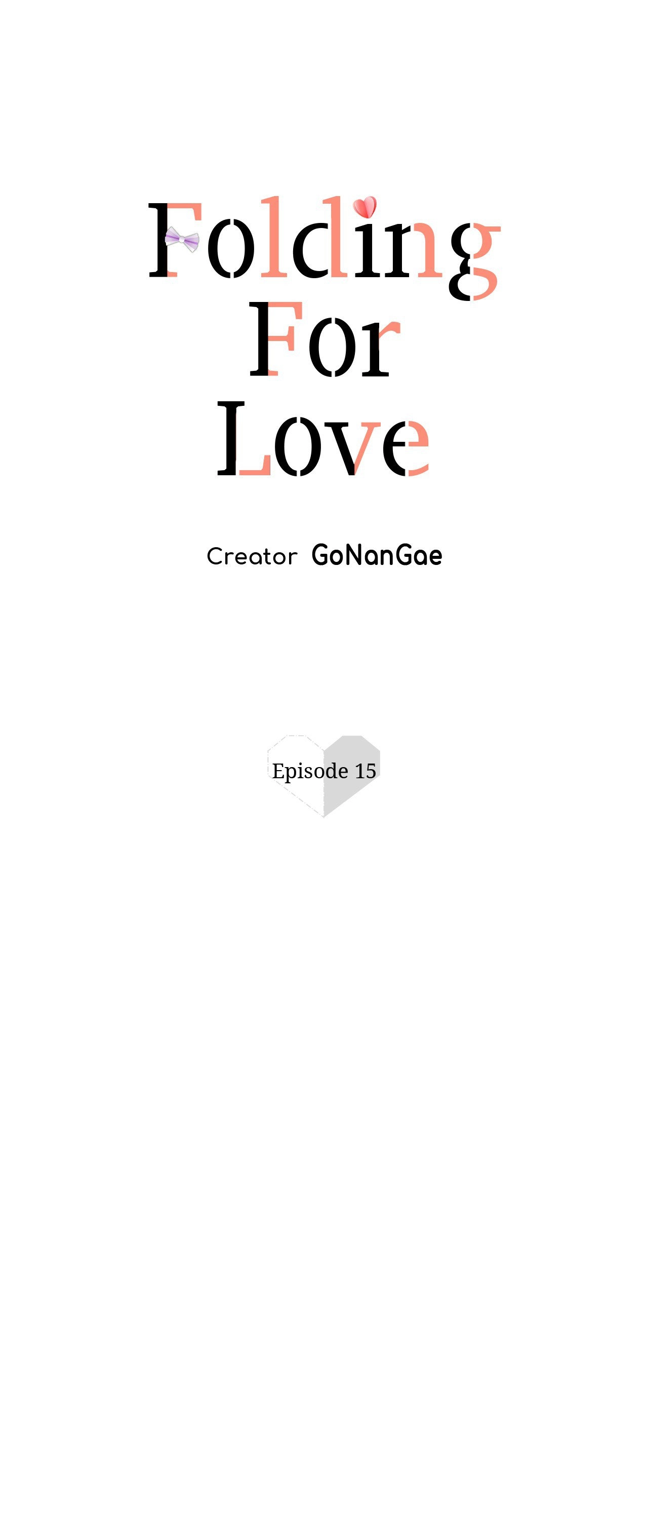 Folding For Love Chapter 15 - page 1
