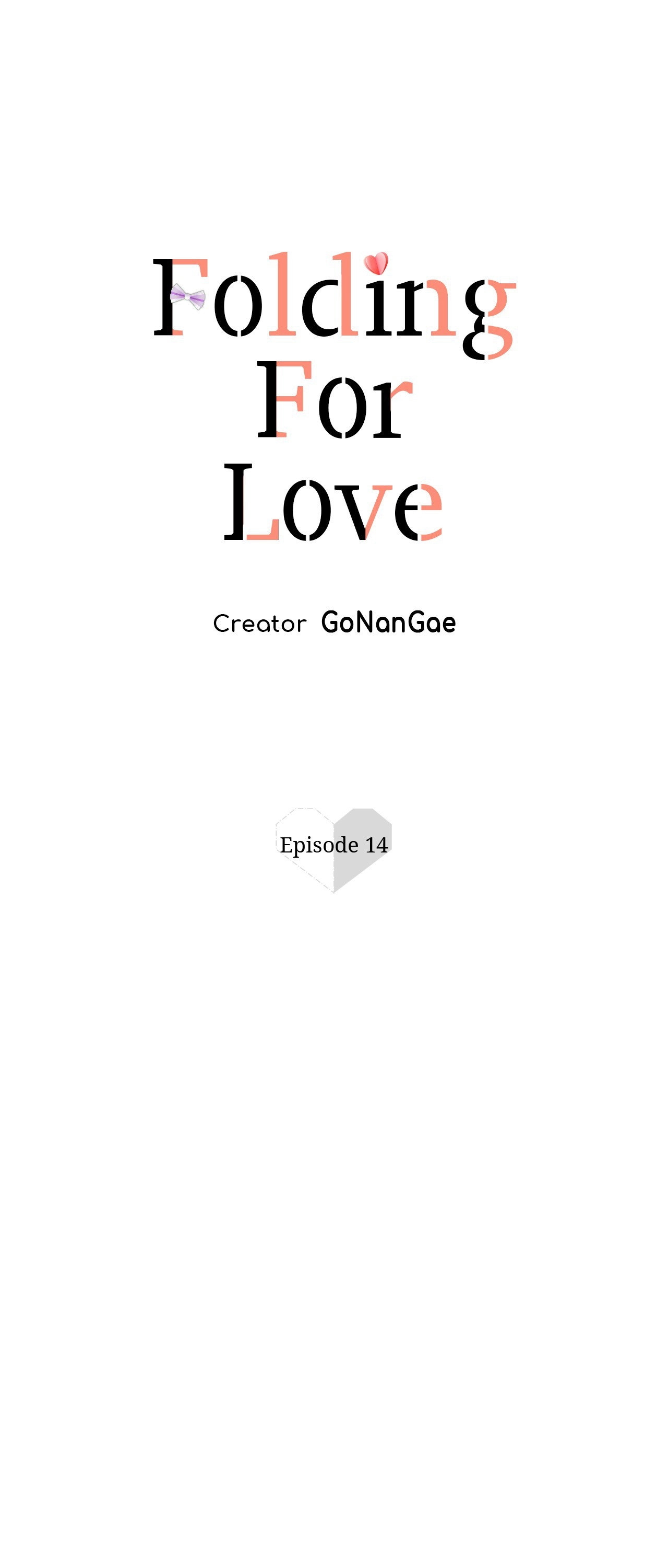 Folding For Love Chapter 14 - page 1