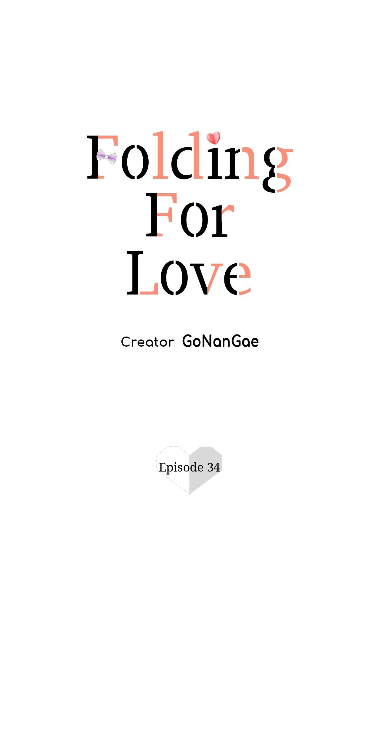 Folding For Love Chapter 34 - page 1