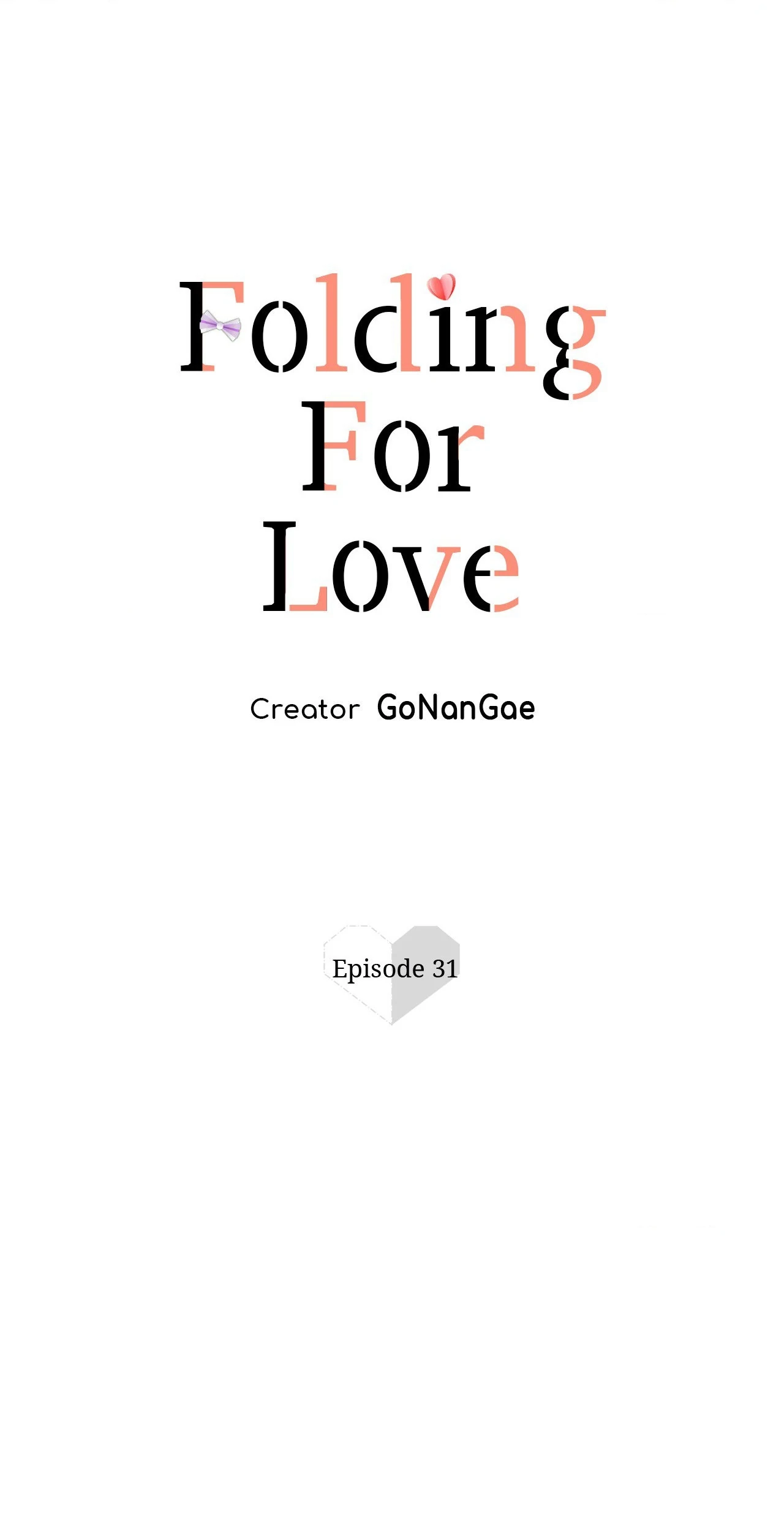 Folding For Love Chapter 31 - page 1
