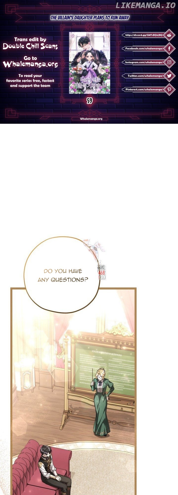 The Villain’s Daughter Plans to Run Away Chapter 59 - page 1