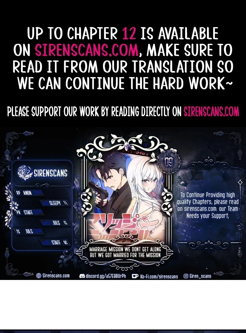 Marriage mission we dont get along but we got married for the mission Chapter 9 - page 1