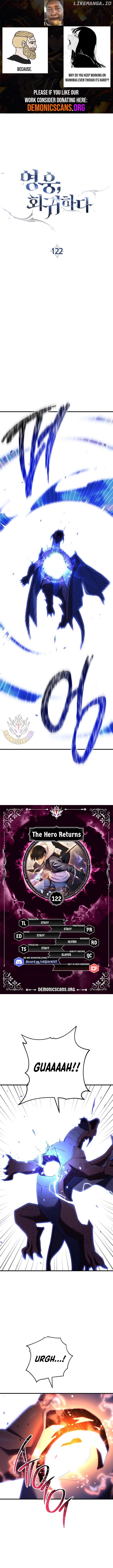 The Hero Returns Chapter 122 - page 1