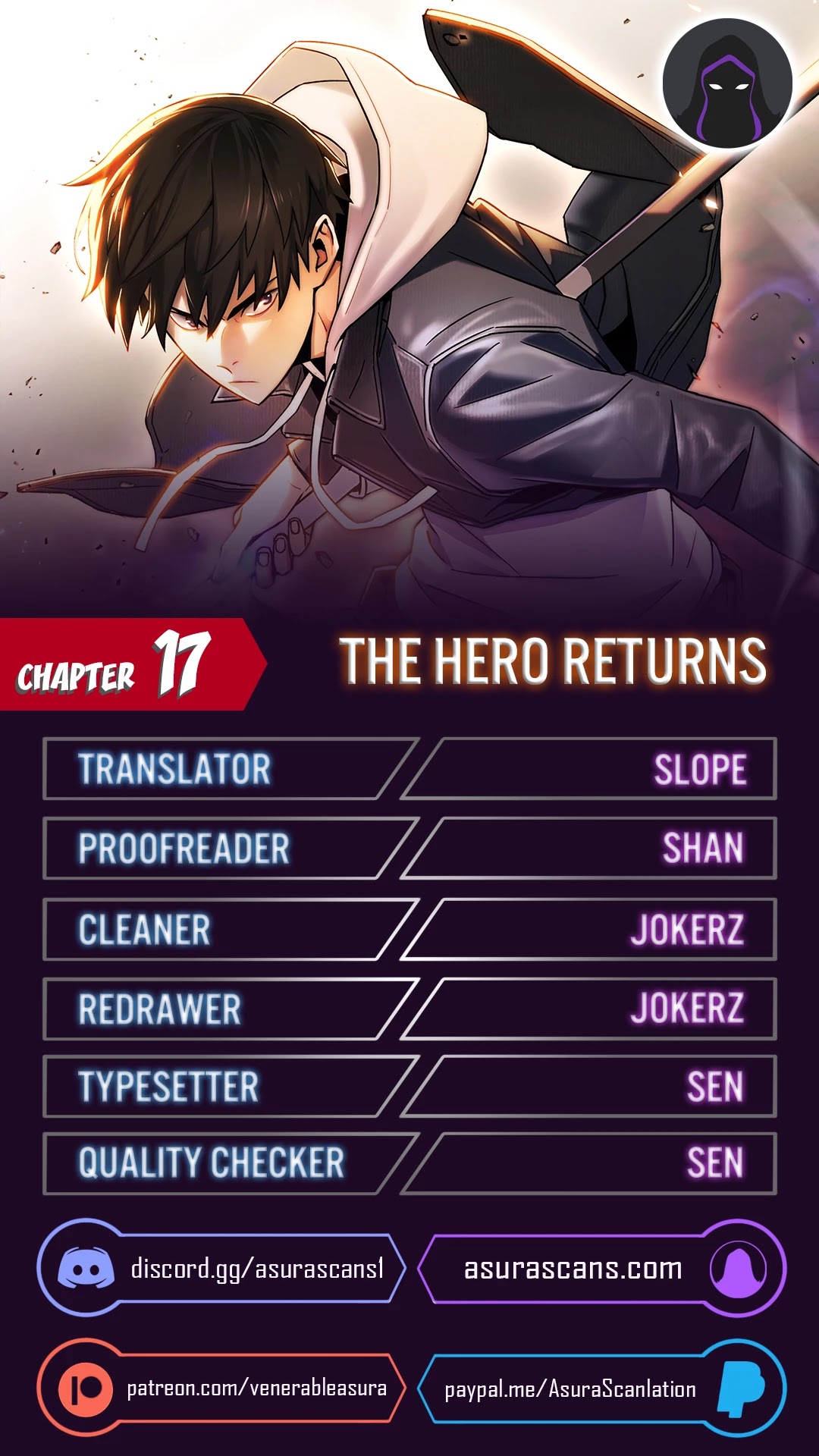The Hero Returns chapter 17 - page 1