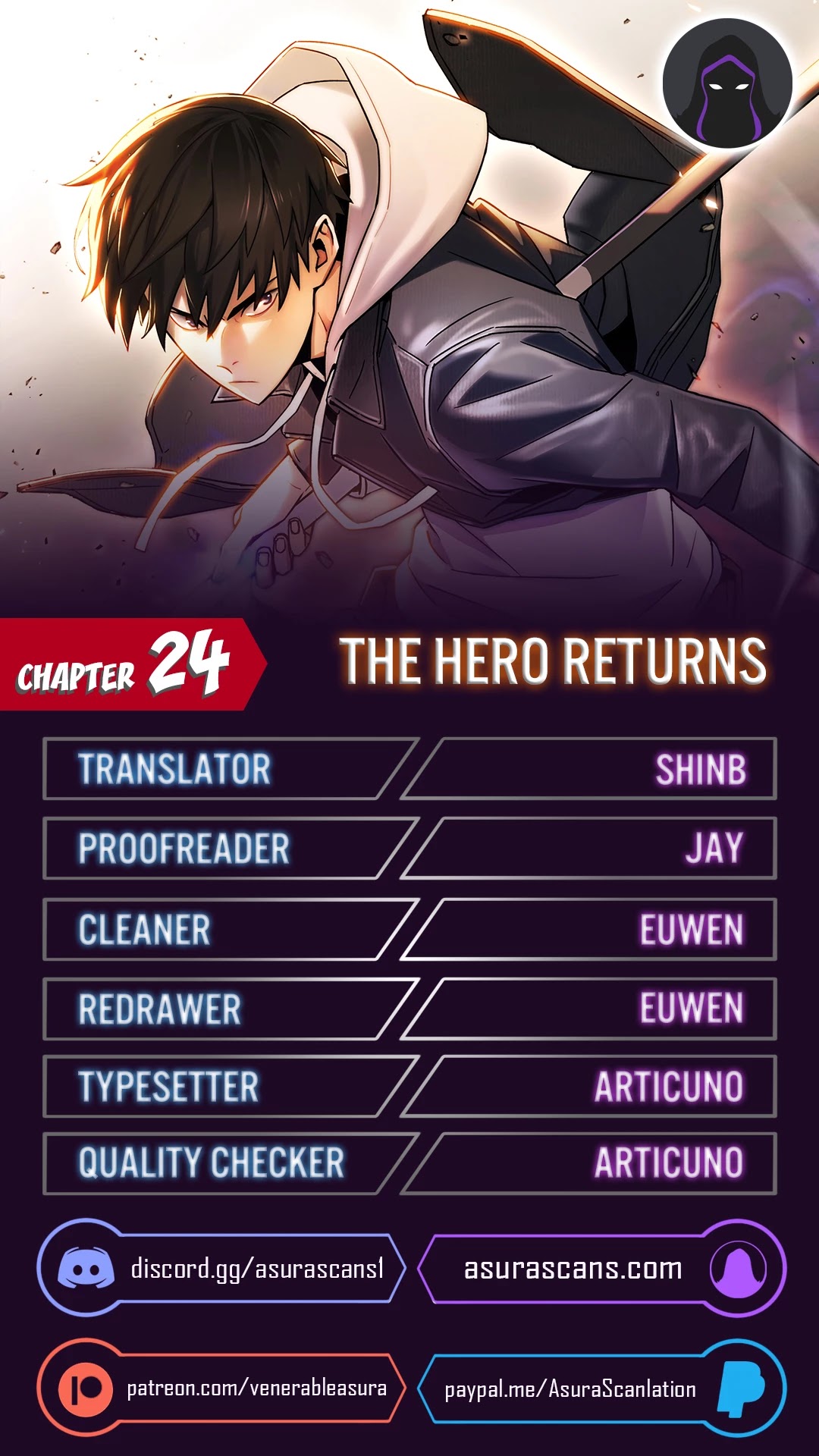 The Hero Returns chapter 24 - page 1