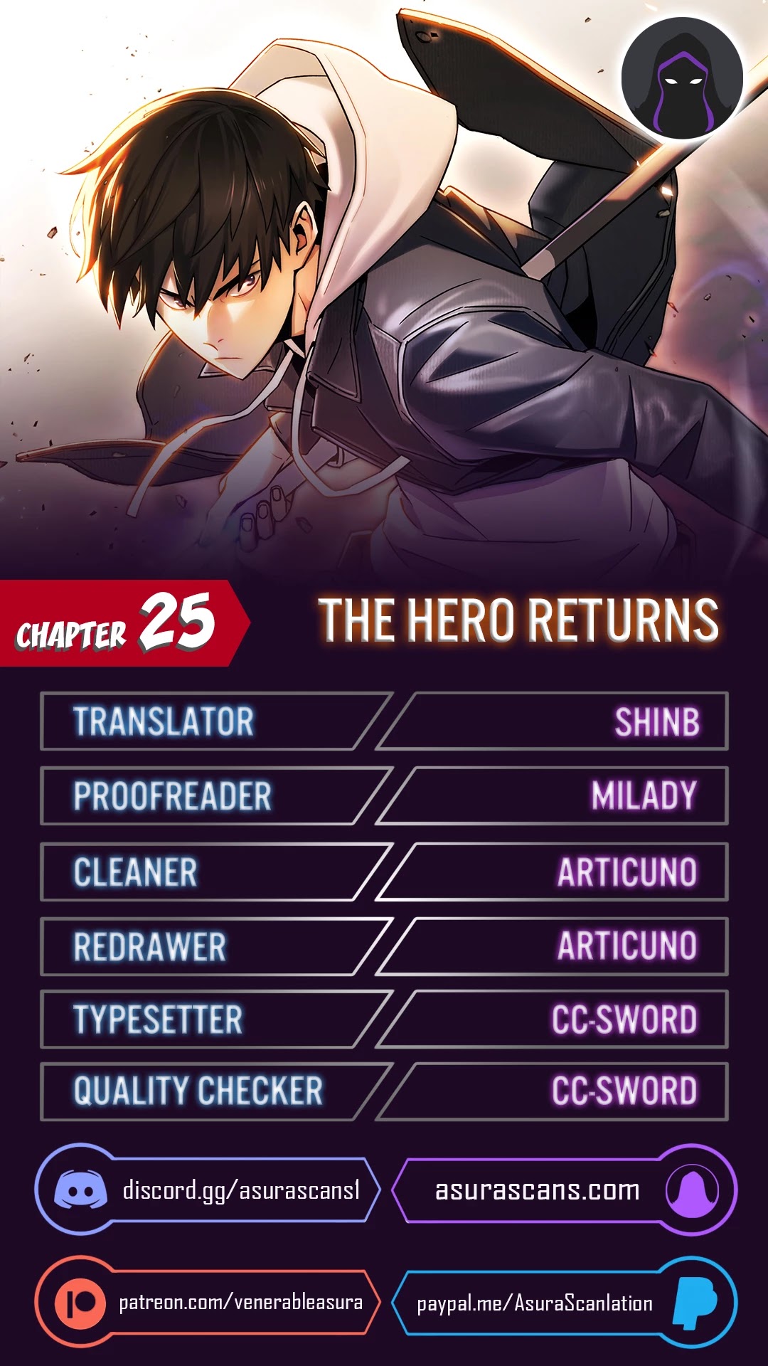 The Hero Returns chapter 25 - page 1
