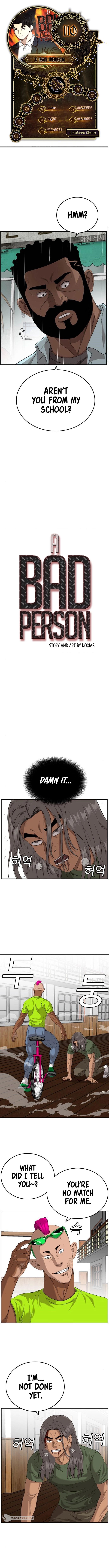 A Bad Person chapter 110 - page 1