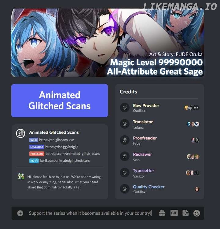Magic Level 99990000 All-Attribute Great Sage Chapter 79 - page 1