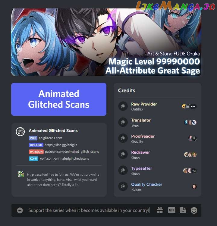 Magic Level 99990000 All-Attribute Great Sage Chapter 49 - page 1