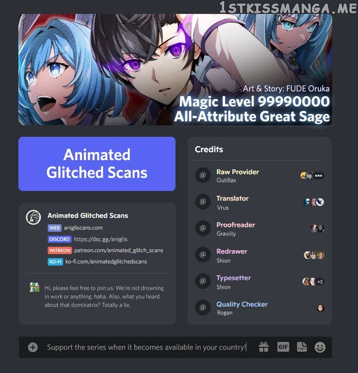 Magic Level 99990000 All-Attribute Great Sage Chapter 35 - page 1