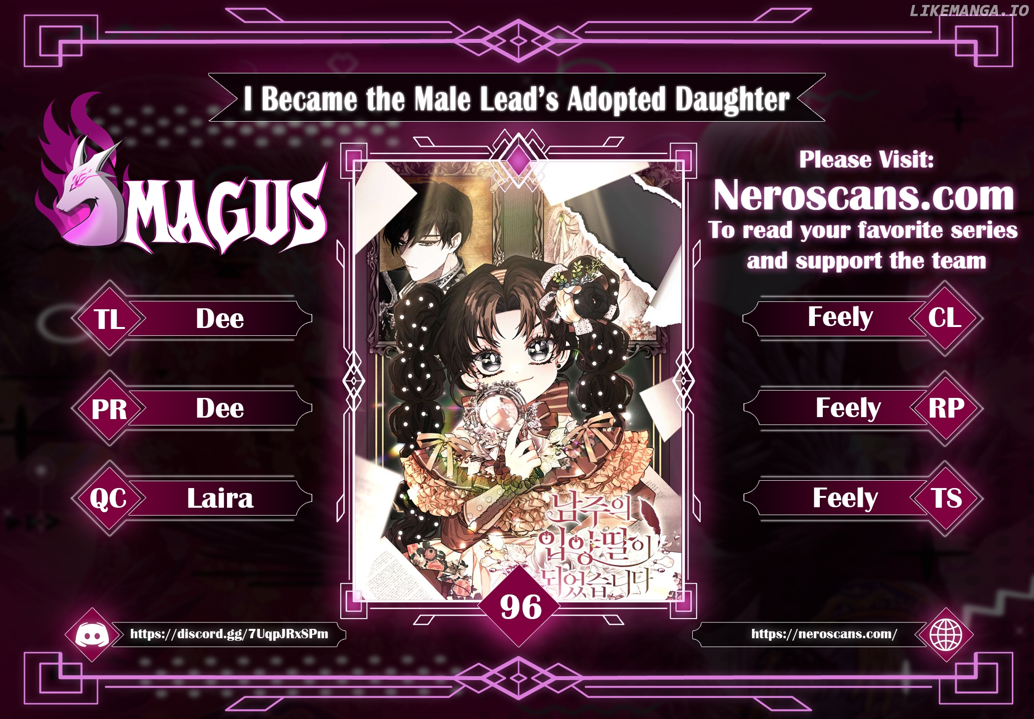 I Became the Male Lead’s Adopted Daughter Chapter 96 - page 1