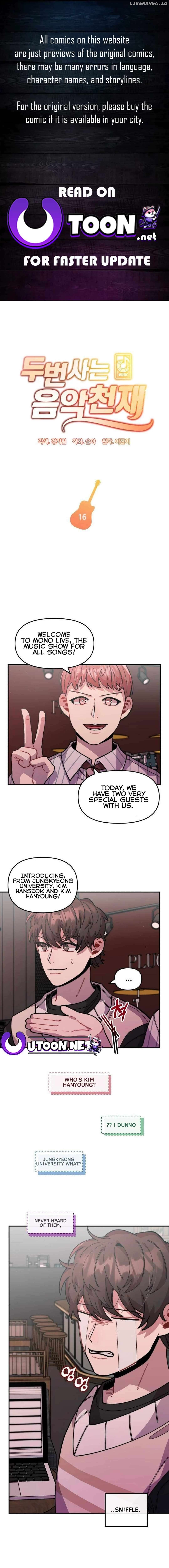 Musician Genius Who Lives Twice Chapter 16 - page 1