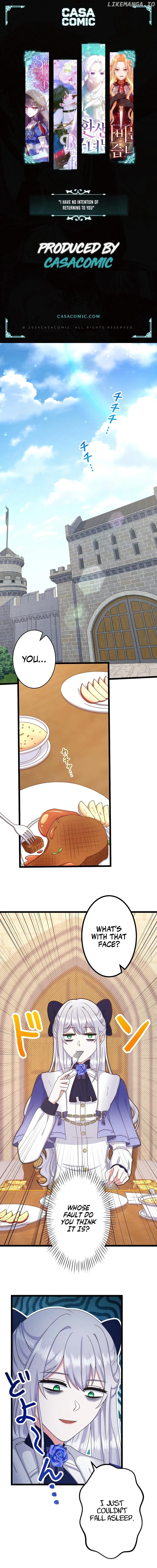 I Have No Intention of Returning to You! Chapter 20 - page 1