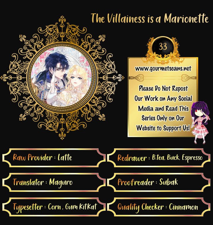 The Villainess is a Marionette Chapter 33 - page 1