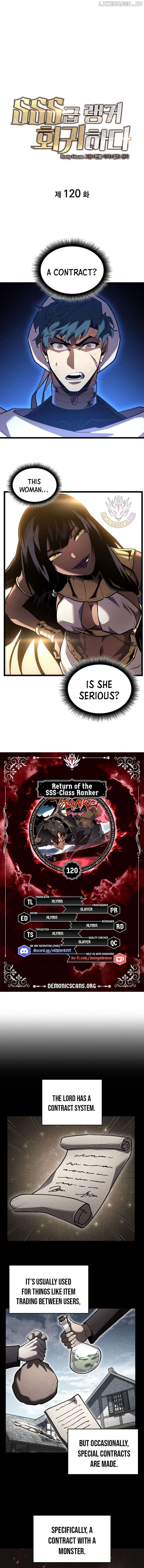 Return of the SSS-Class Ranker Chapter 120 - page 1