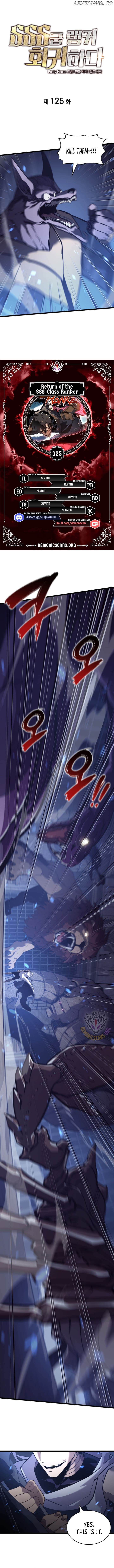 Return of the SSS-Class Ranker Chapter 125 - page 1