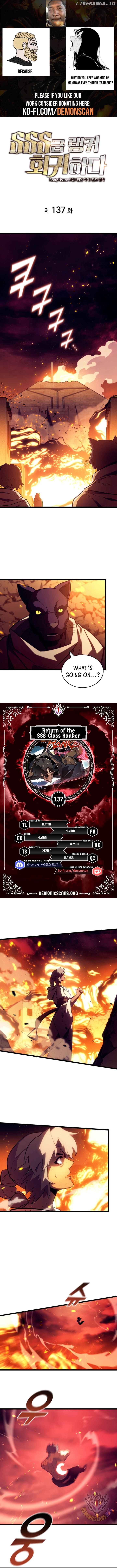 Return of the SSS-Class Ranker Chapter 137 - page 1