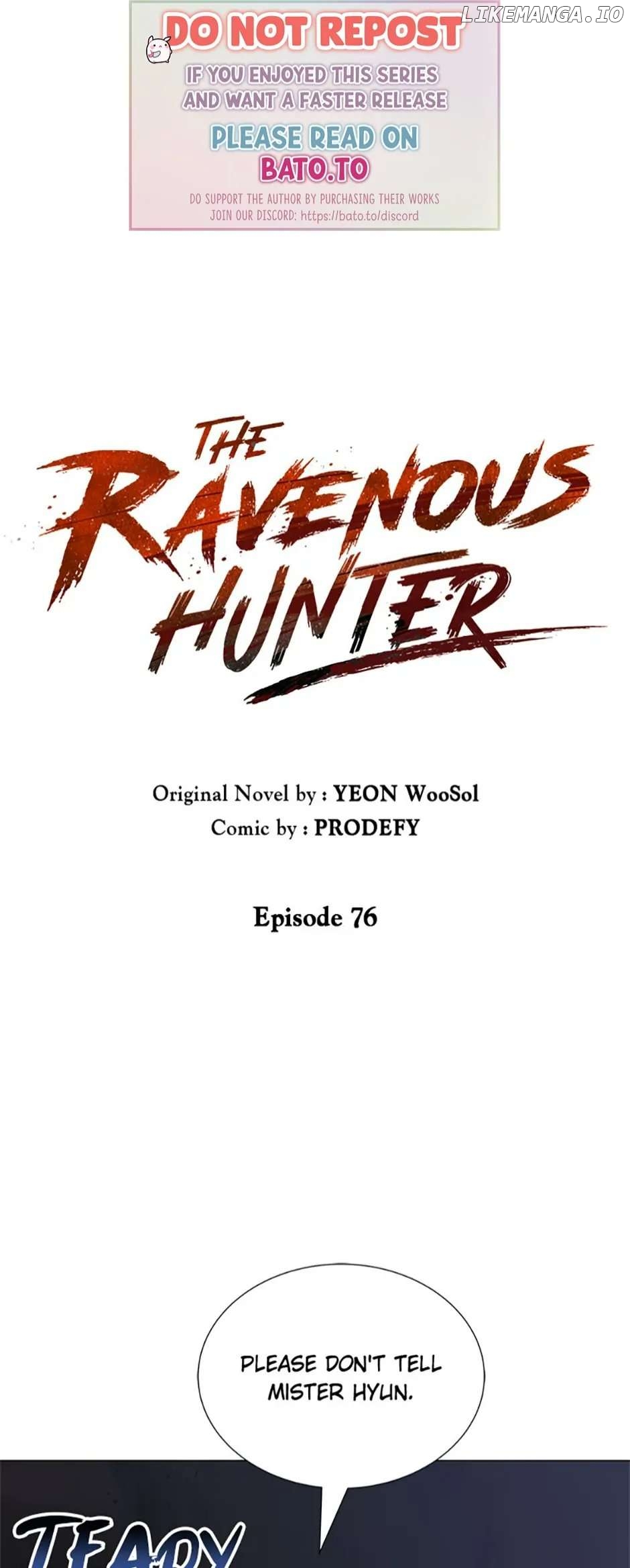 Carnivorous Hunter Chapter 76 - page 1