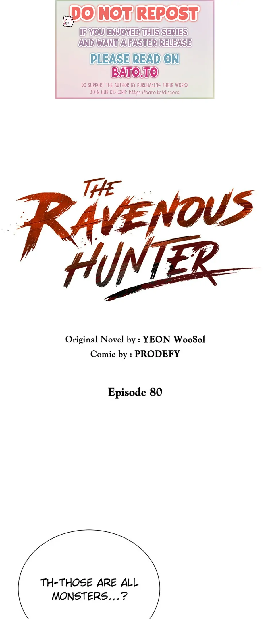 Carnivorous Hunter Chapter 80 - page 1