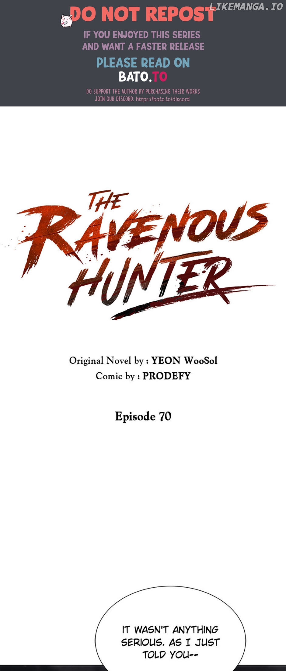 Carnivorous Hunter Chapter 70 - page 1