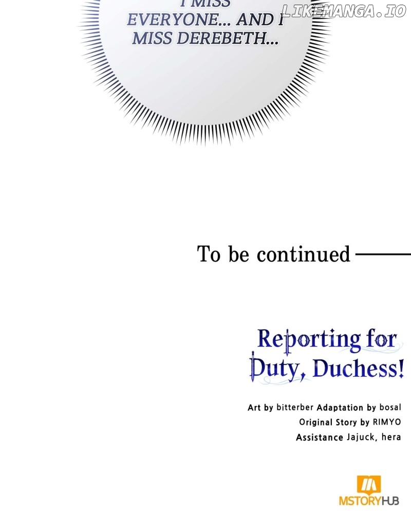 Reporting for Duty, Duchess! Chapter 100 - page 103