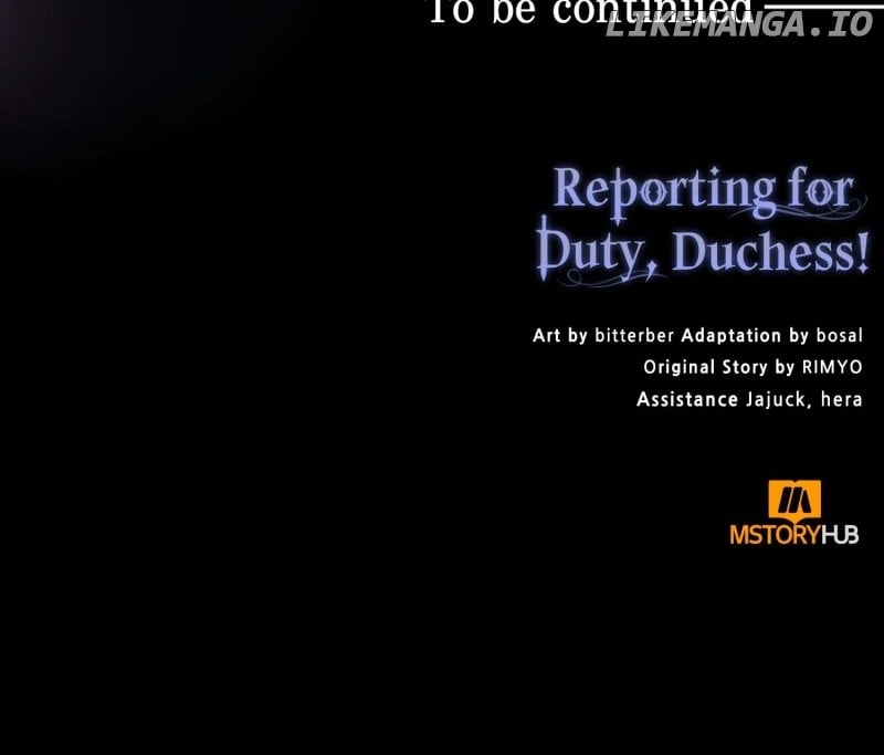 Reporting for Duty, Duchess! Chapter 78 - page 105