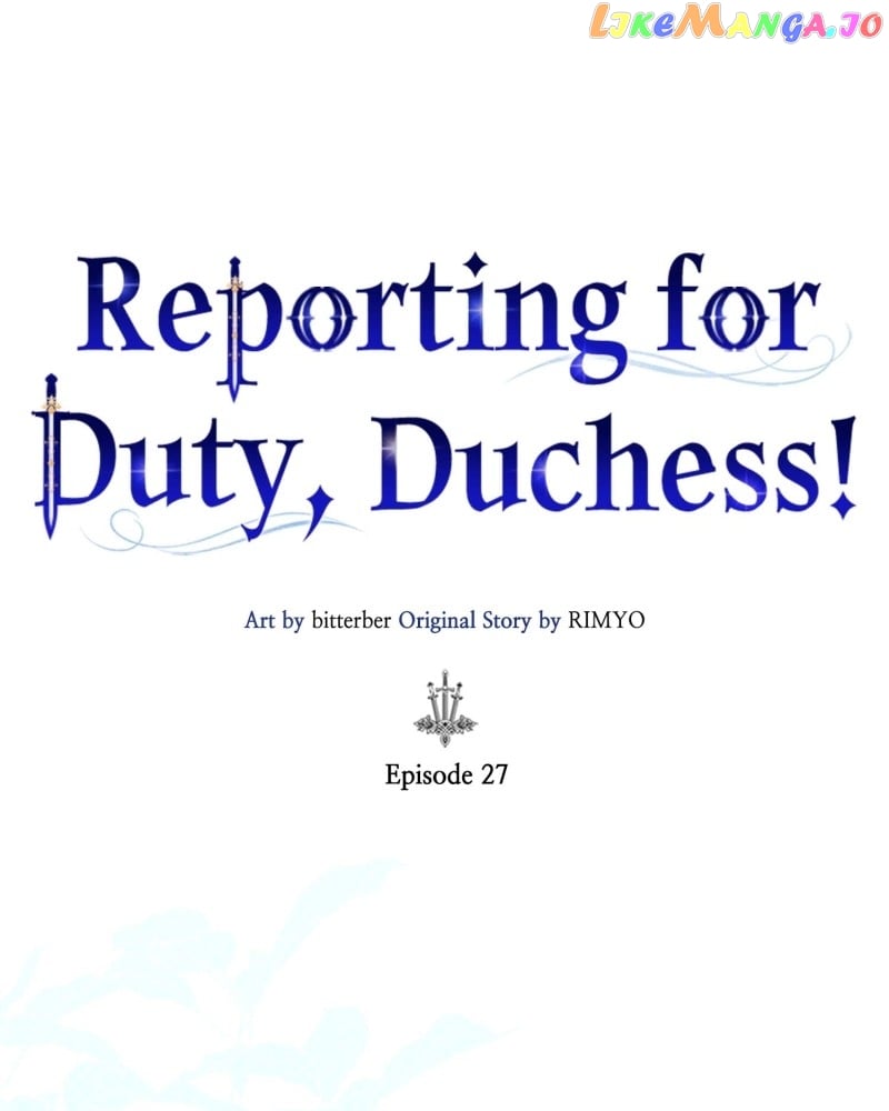 Reporting for Duty, Duchess! Chapter 27 - page 31