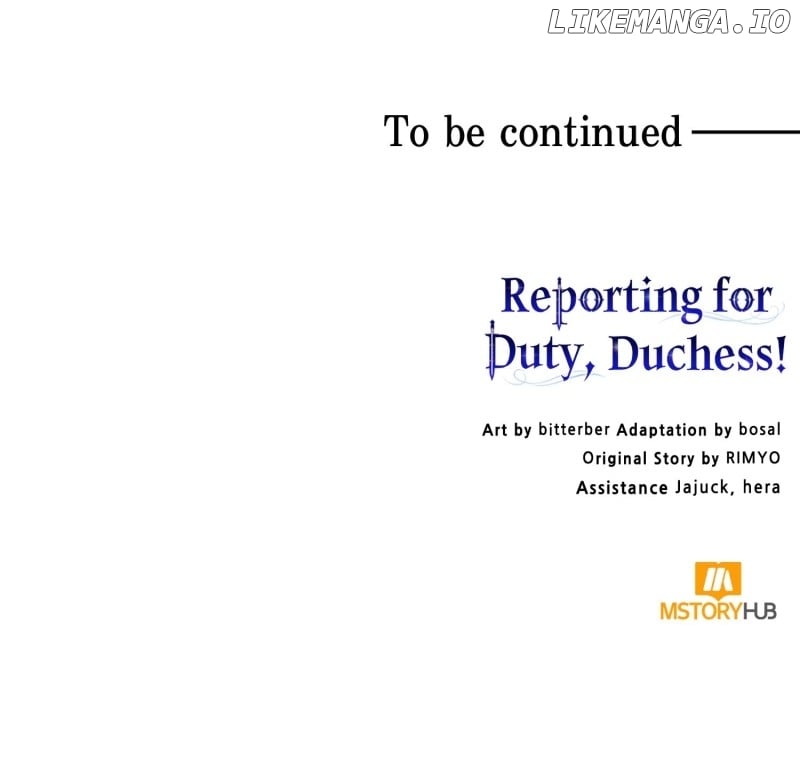 Reporting for Duty, Duchess! Chapter 81 - page 105