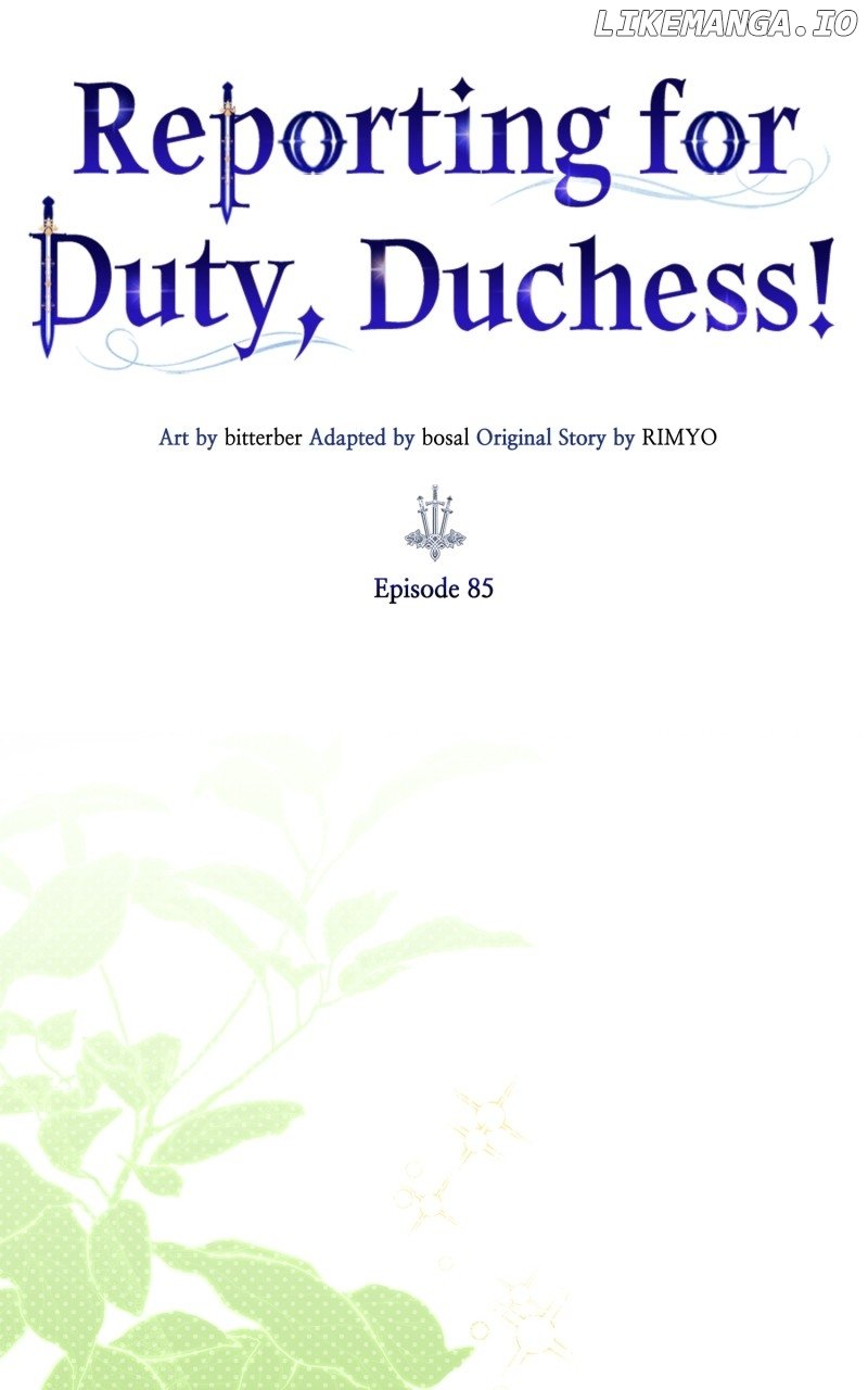 Reporting for Duty, Duchess! Chapter 85 - page 33