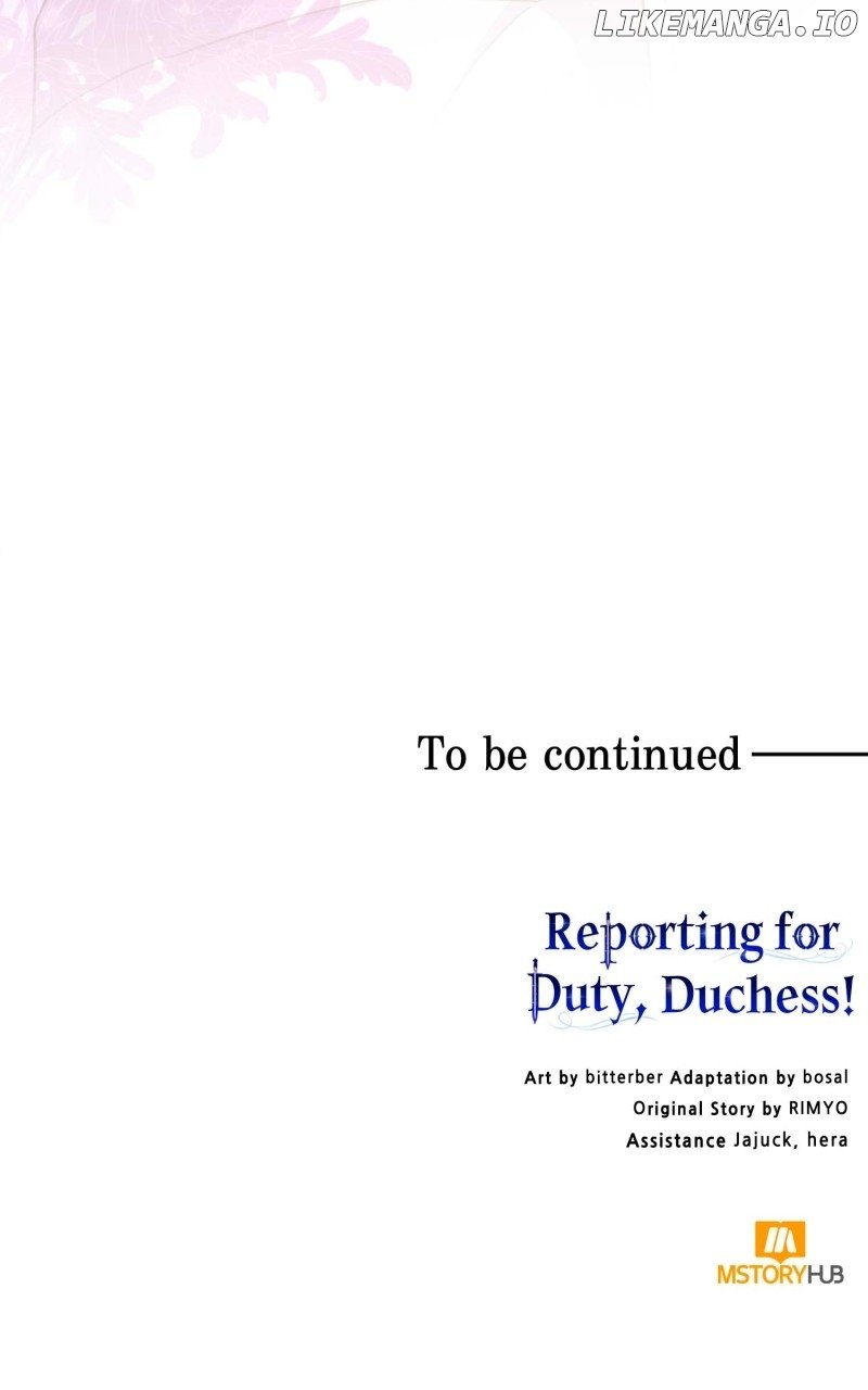 Reporting for Duty, Duchess! Chapter 75 - page 108