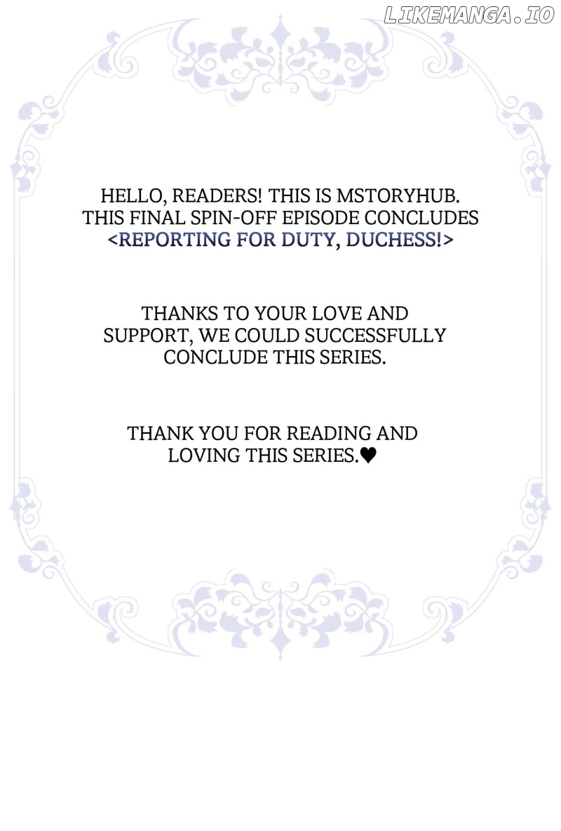 Reporting for Duty, Duchess! Chapter 101 - page 97