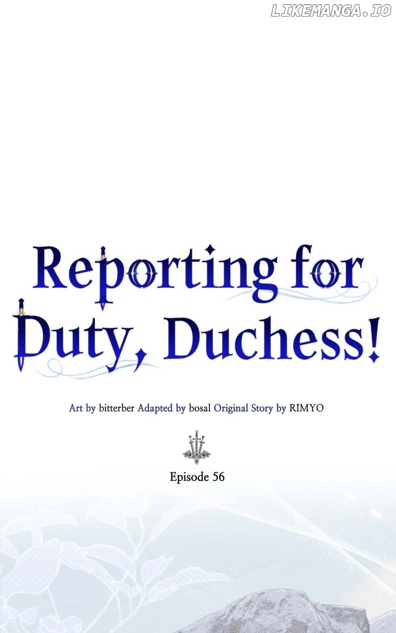Reporting for Duty, Duchess! Chapter 56 - page 1