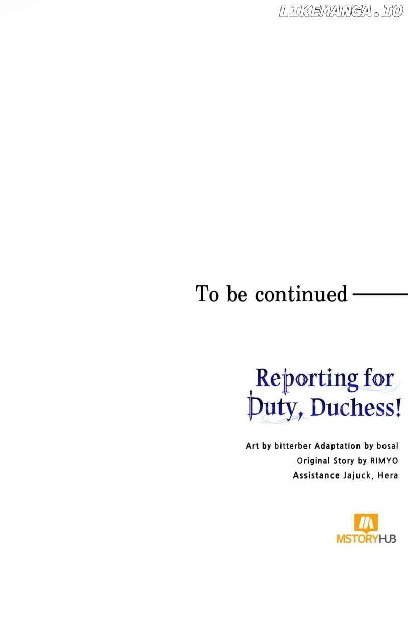 Reporting for Duty, Duchess! Chapter 59 - page 104
