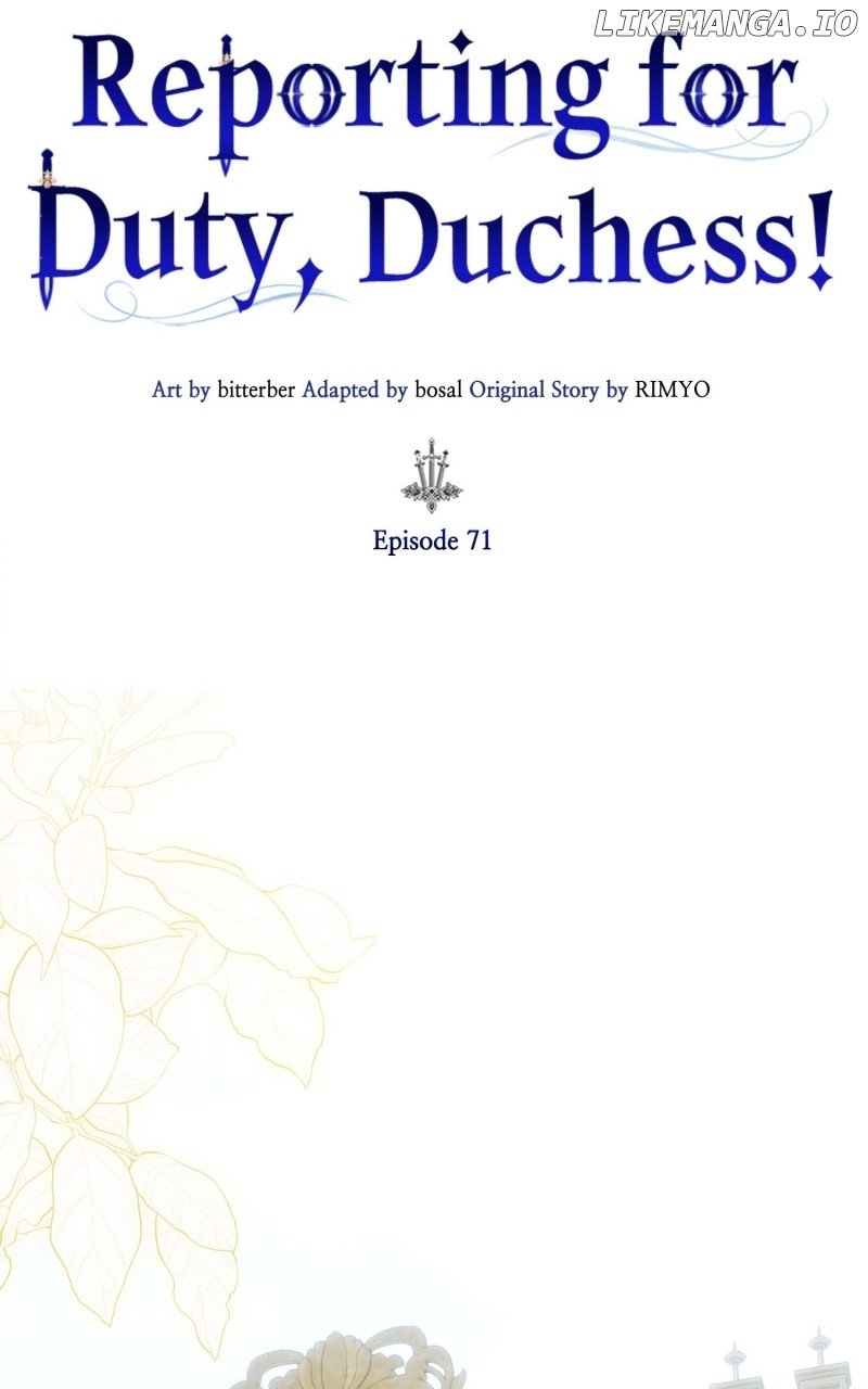 Reporting for Duty, Duchess! Chapter 71 - page 10