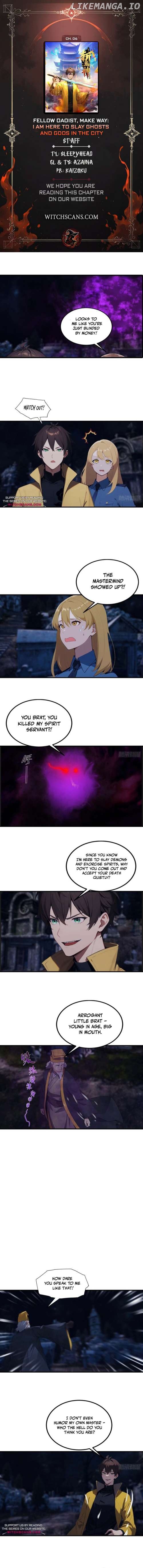 Fellow Daoist, Make Way: I Am Here to Slay Ghosts and Gods in the City Chapter 6 - page 1