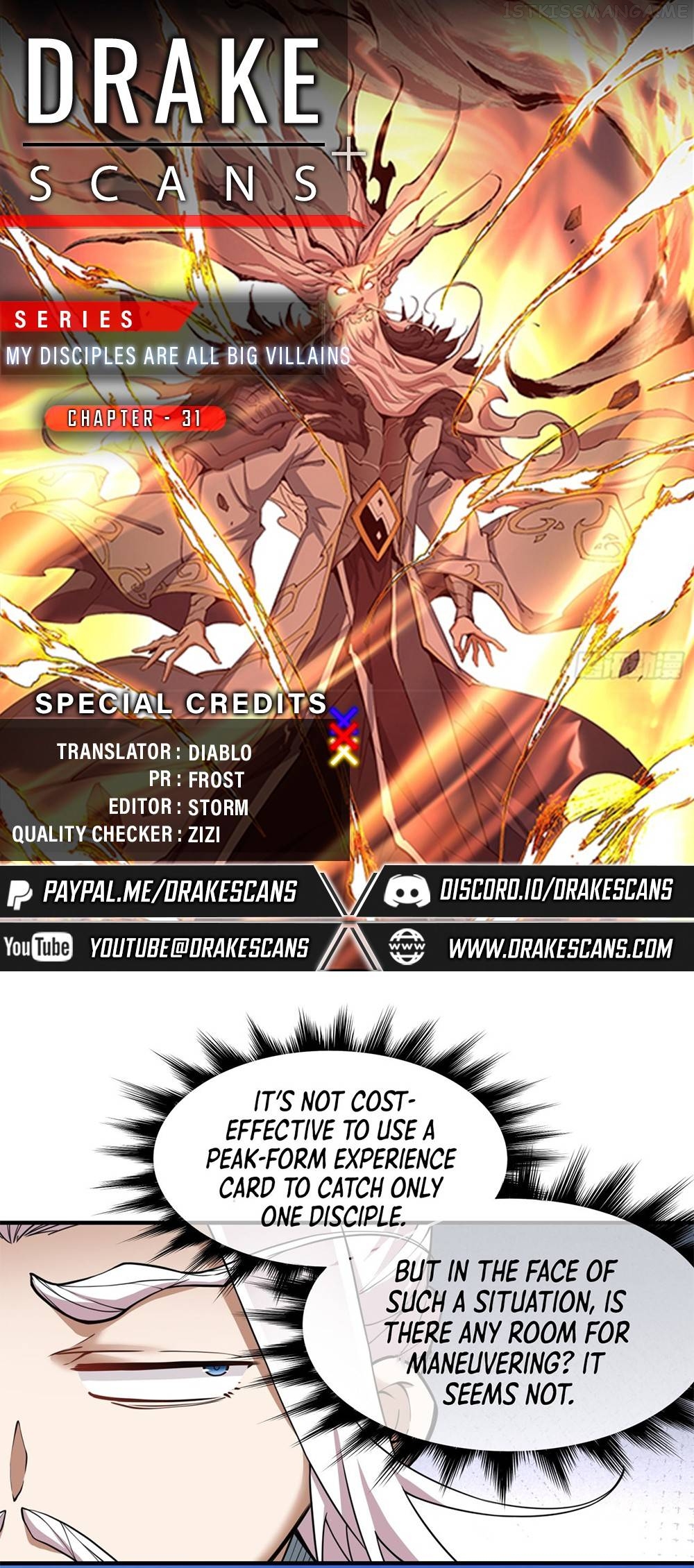My Disciples Are All Big Villains Chapter 31 - page 1
