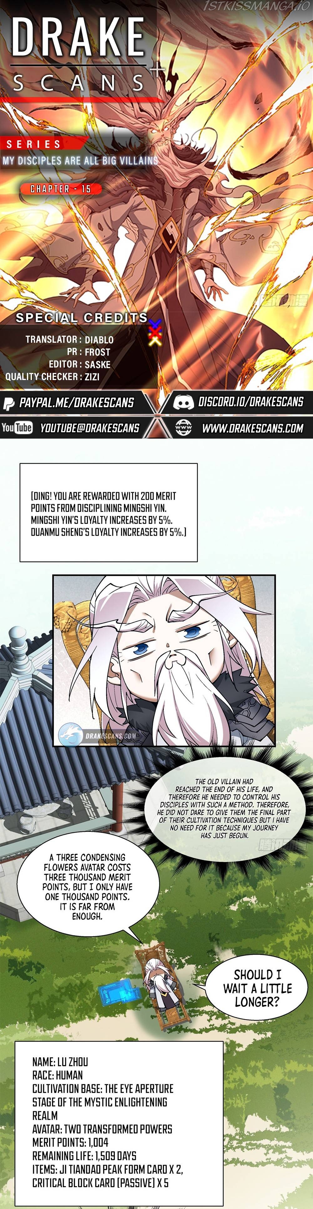 My Disciples Are All Big Villains Chapter 15 - page 1