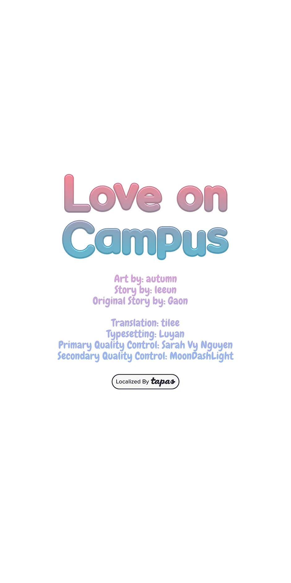 Love on Campus Chapter 61 - page 1