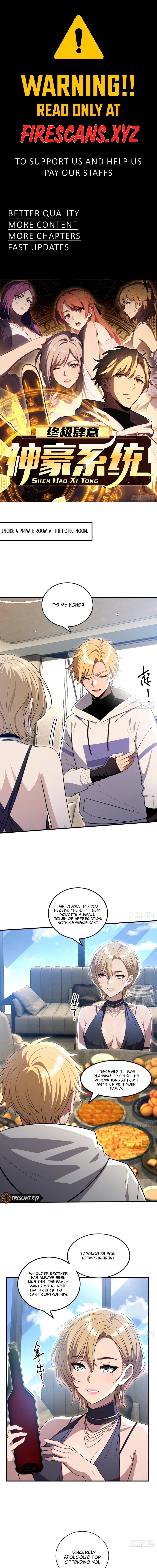 The Ultimate Wantless Godly Rich System Chapter 35 - page 1