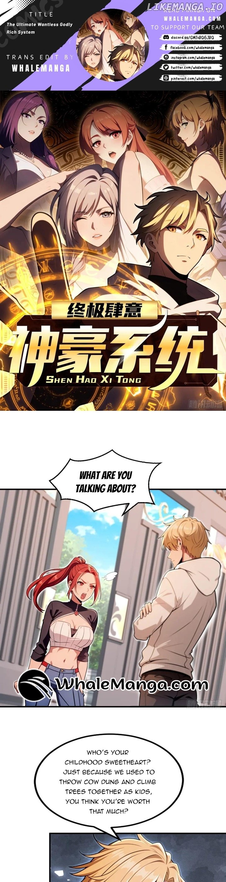 The Ultimate Wantless Godly Rich System Chapter 17 - page 1