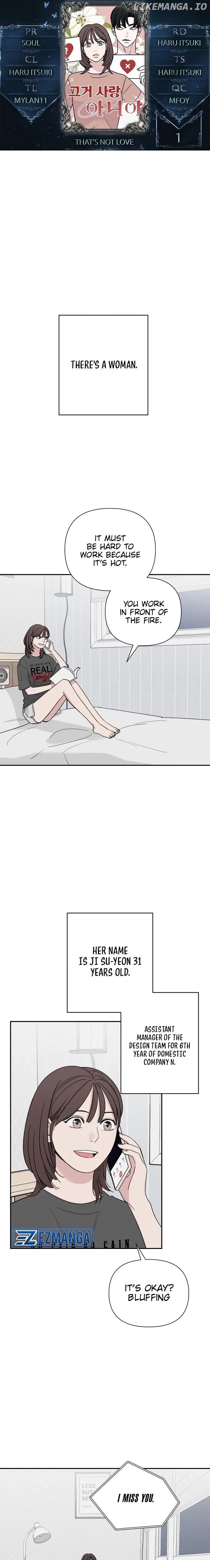 It’s Not Love Chapter 1 - page 1