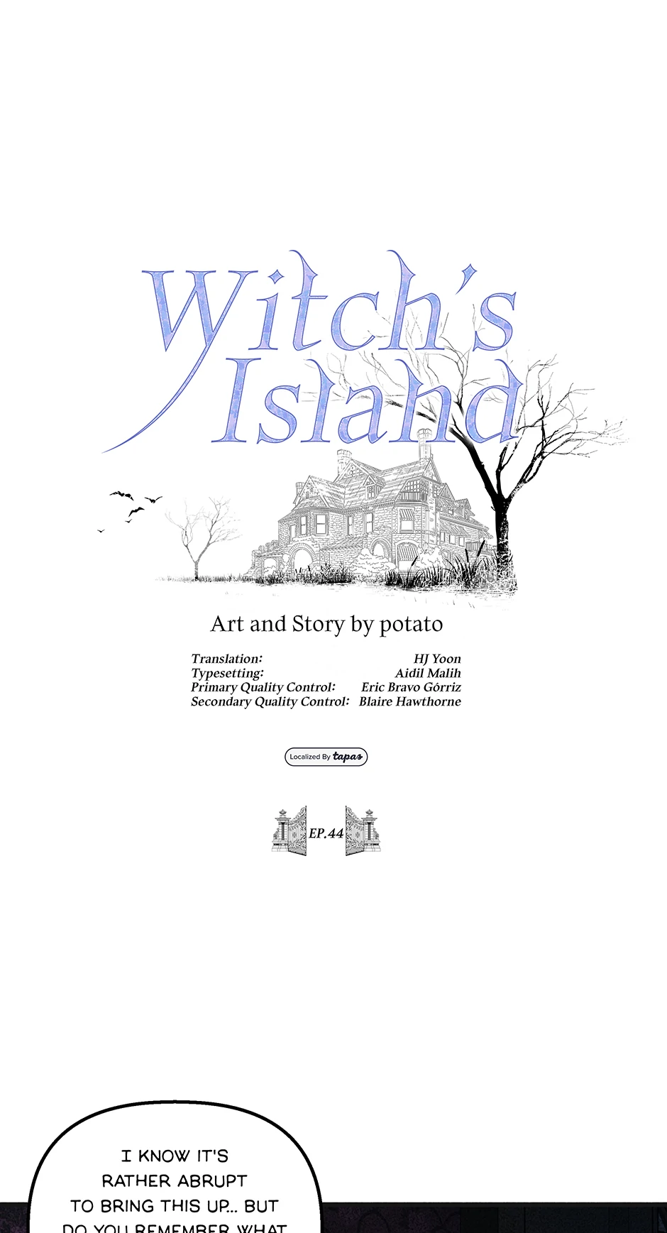The Witches’ Isle Chapter 44 - page 1