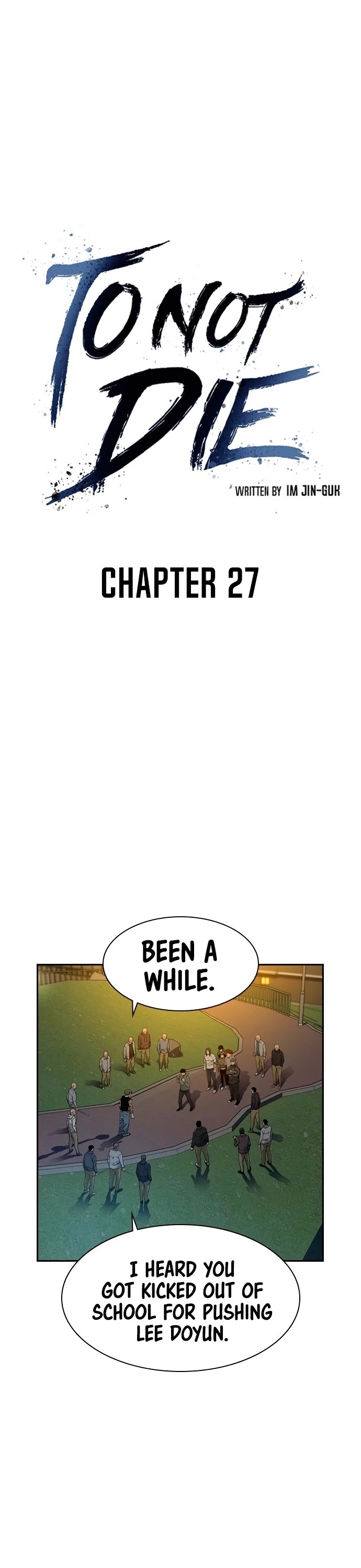 To Not Die Chapter 27 - page 3