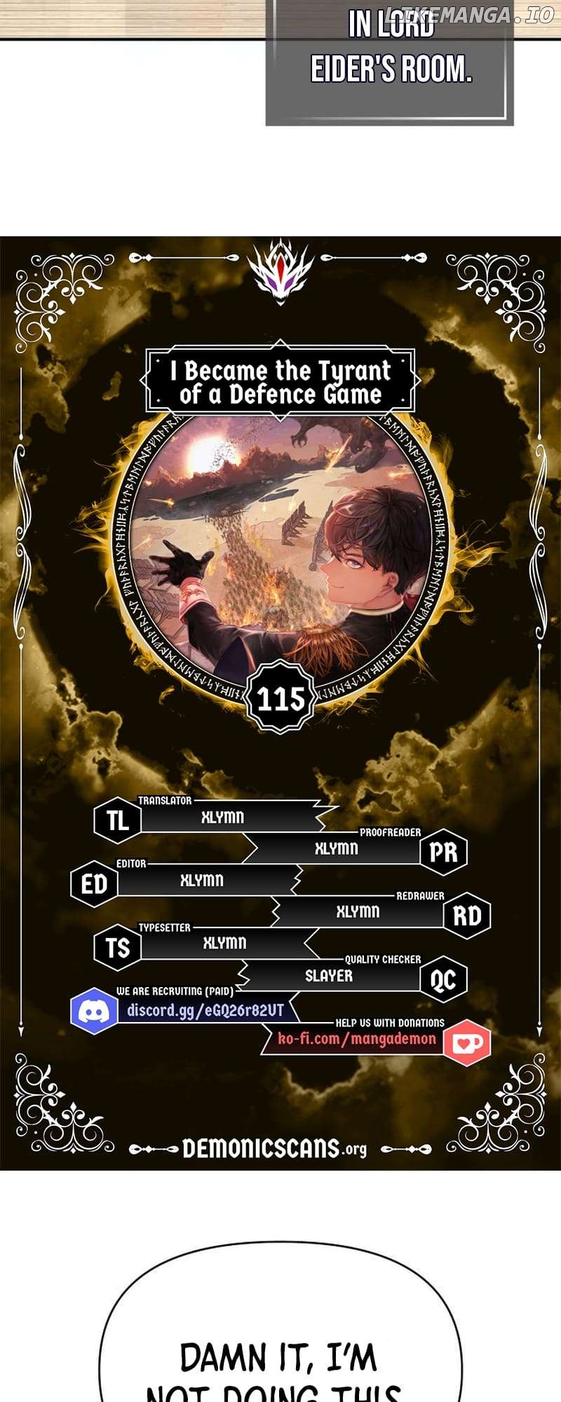 I Became the Tyrant of a Defense Game Chapter 115 - page 2