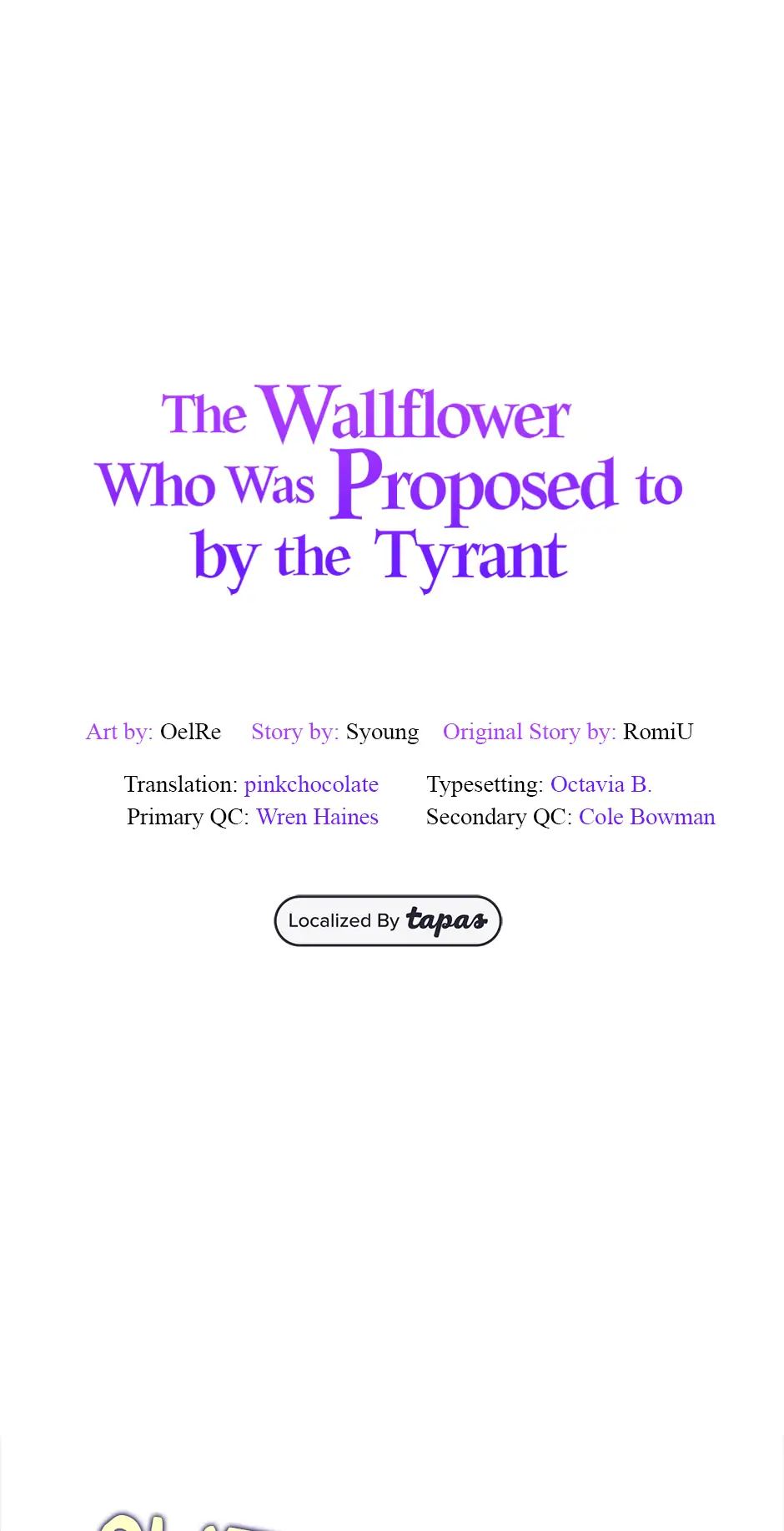 The Wallflower Who Was Proposed to by the Tyrant Chapter 35 - page 1