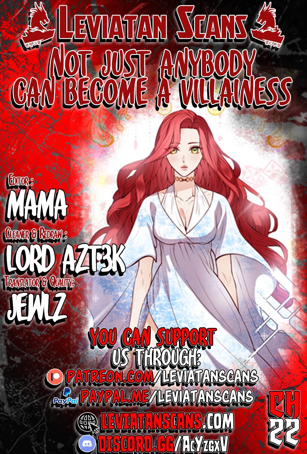 Anyone Can Become a Villainess chapter 22 - page 1